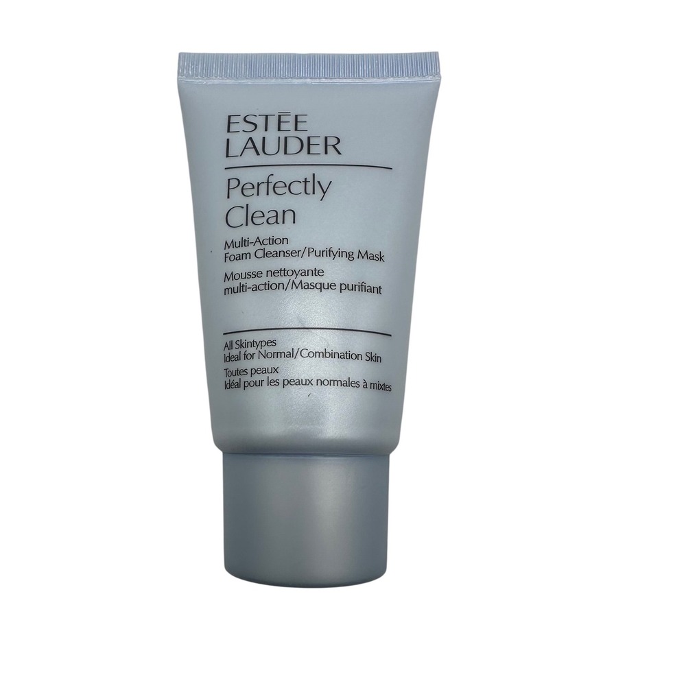 Estee Lauder Perfectly Clean Multi Action Foam Cleanser Purifying Mask 1 Oz New - Picture 1 of 2
